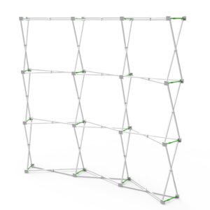 8ft Curve Velcro Fabric Pop Up Display (Hardware Only)