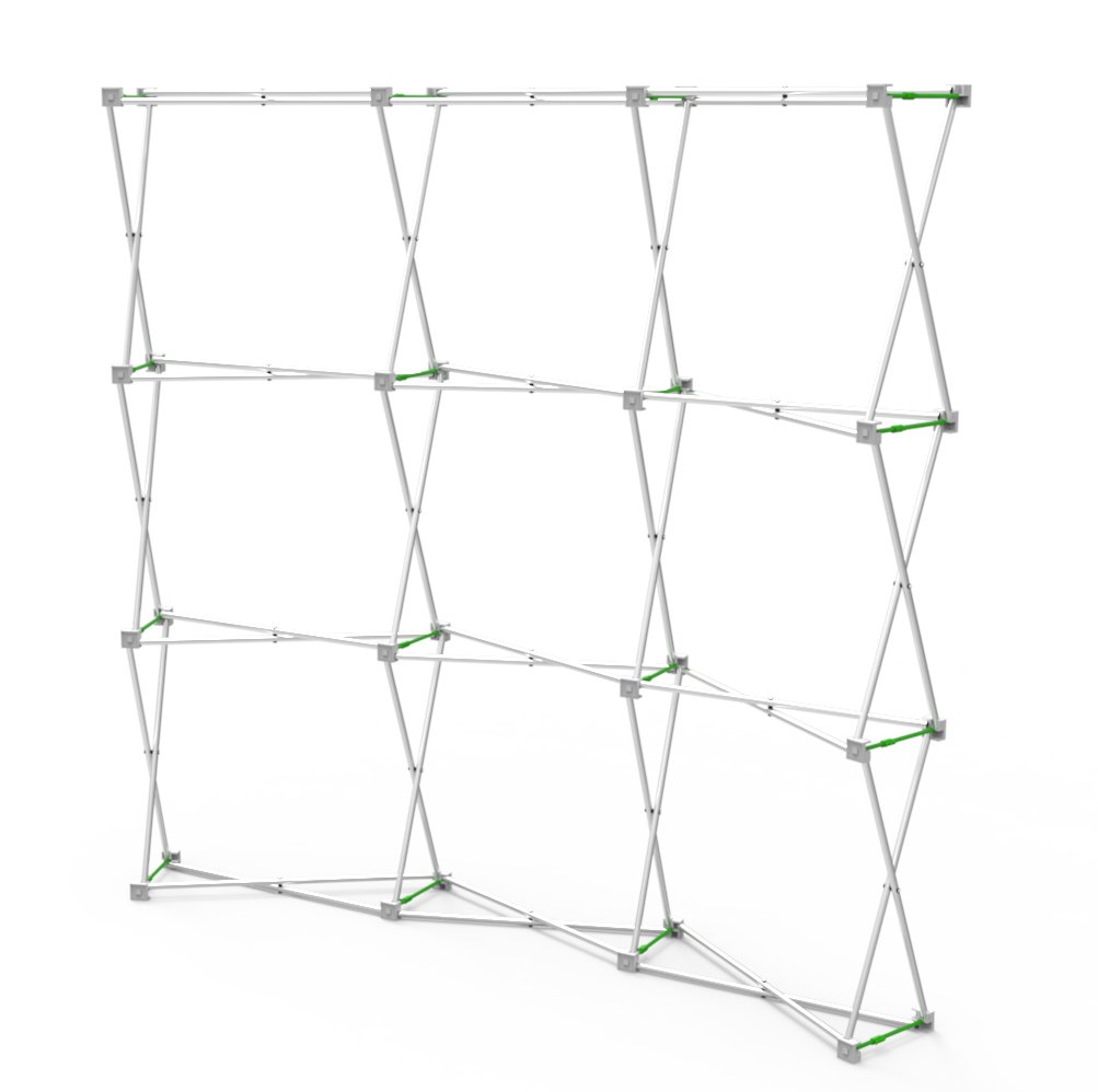 8ft Curve Velcro Fabric Pop Up Display (Hardware Only) 8ft Curve Velcro Fabric Pop Up Display (Hardware Only)