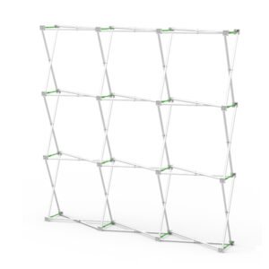 8ft Straight Velcro Fabric Pop Up Display(Hardware Only)