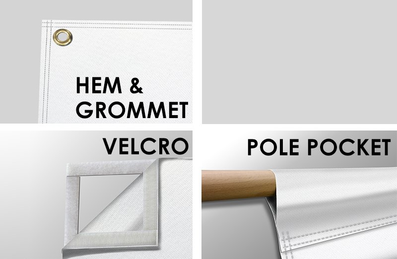 FINISHINGOPTIONS1 Fabric Banner (9 oz. Wrinkle Free) - Image 2