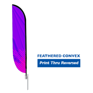 Feather Convex Flag