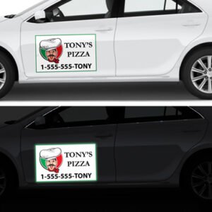 Reflective Car Magnet