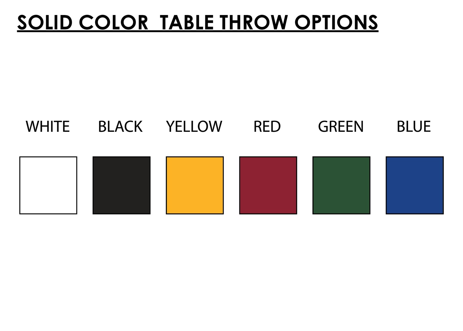 Table Runner + Solid Color Throw Combo 2 Table Runner - Image 3