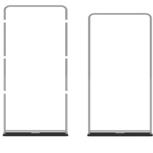 Tension Fabric stand 48"x90"(Hardware Only)
