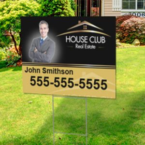 Yard Sign and H-Stake