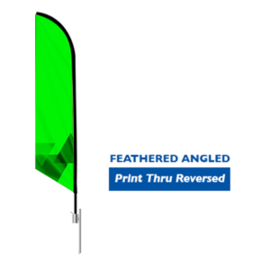 Feather Angled Flag