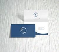 Specialty Folded Business Cards - 13pt Enviro Uncoated