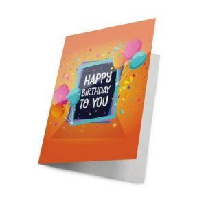 High Gloss Greeting Cards - 14pt + UV (High Gloss)