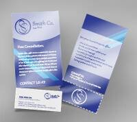 UV (High Gloss) Tear Cards - 14pt + UV (High Gloss)